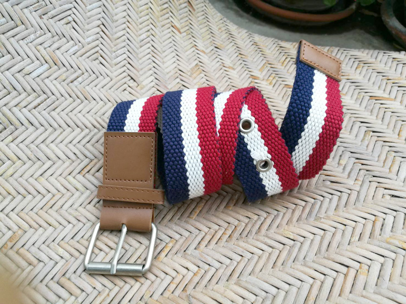 เข็มขัดด้ายถัก เชือกถัก สวยมาก (ของใหม่)