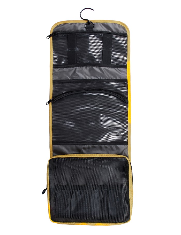 Bagsmart กระเป๋าใส่อุปกรณ์อาบน้ำ คุณภาพสูง ใส่อุปกรณ์อาบน้ำ แขวนได้ สำหรับเดินทาง ท่องเที่ยว (Yellow)