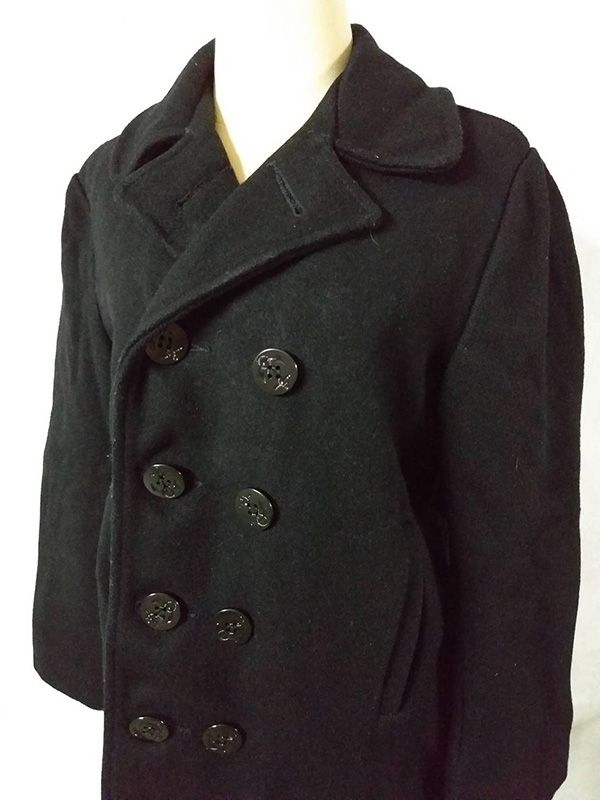 โค้ทขนสัตว์อย่างหนาติดลบ U.S. 740N PEA JACKET อก42
