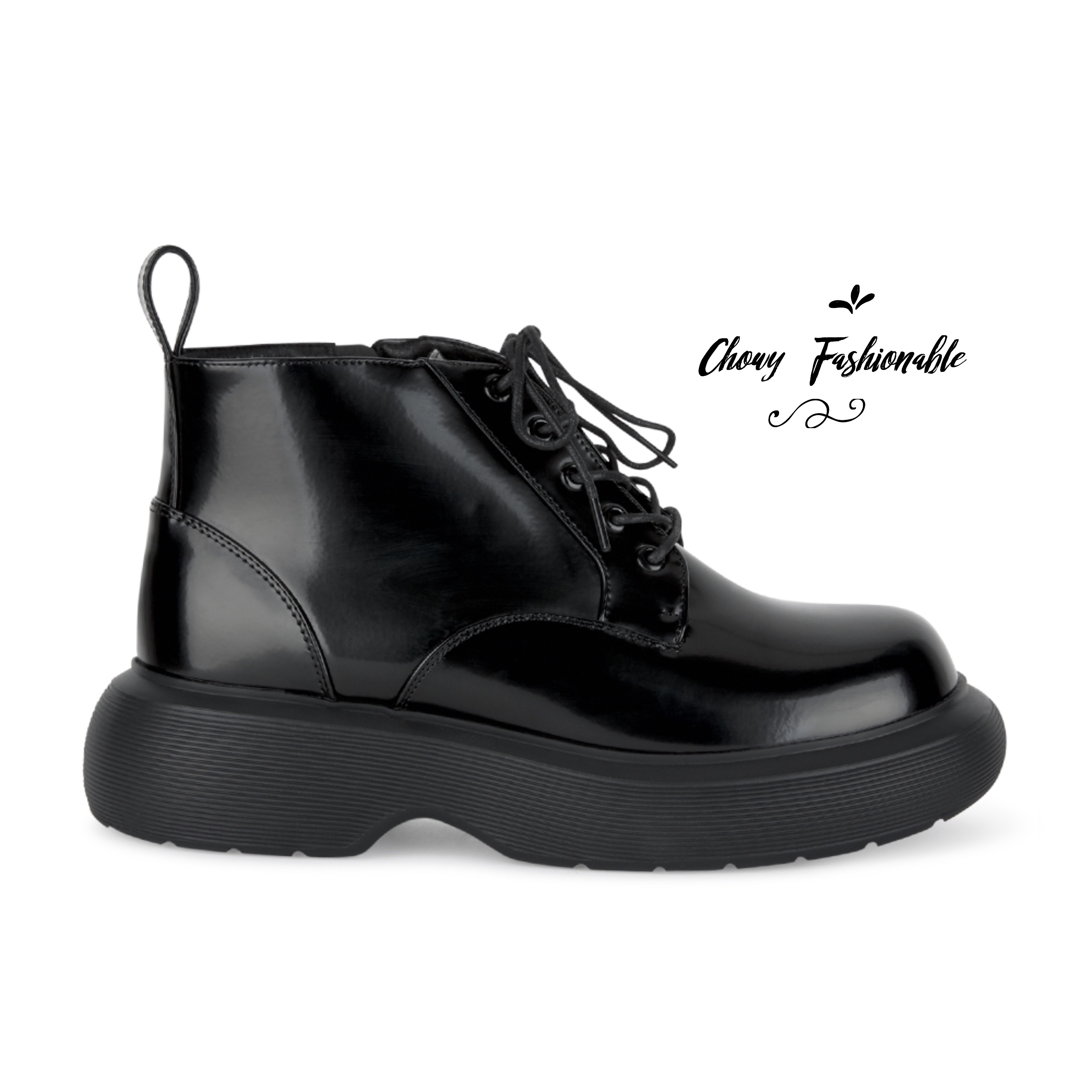 รองเท้าบู้ทไซส์ใหญ่ 40EU 25cm บูทผูกเชือกไซส์ใหญ่ บูทคอสเพย์ Boot Cosplay KR1141