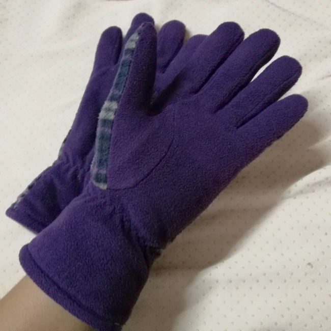 ถุงมือผ้าฟลีซหนา Uniqlo Sz S-M อุ่นถึงติดลบ