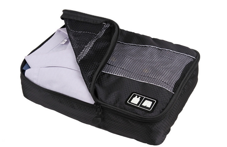 Bagsmart กระเป๋าจัดระเบียบเดินทาง 3 ใบต่อชุด ใส่เสื้อ, กางเกง, กระโปรง, ผ้าขนหนู (Bagsmart Packing Cubes 3-Pcs Travel Organizer)