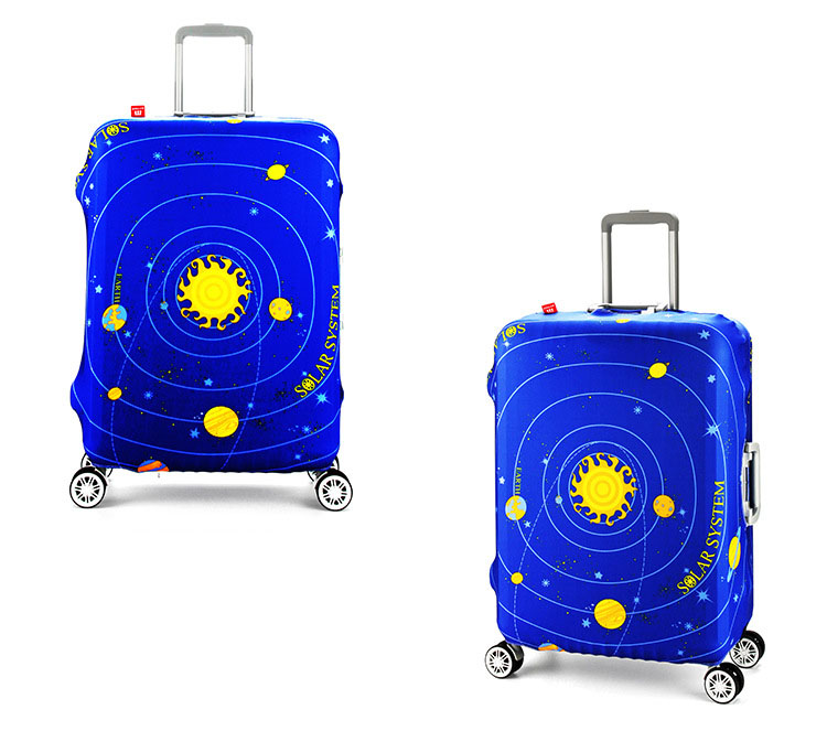 (ผ้ายืด พิมพ์ลาย ขนาด XL) ผ้าคลุมกระเป๋าเดินทาง ขนาด 29 - 32 นิ้ว มี 10 ลาย 10 แบบให้เลือก