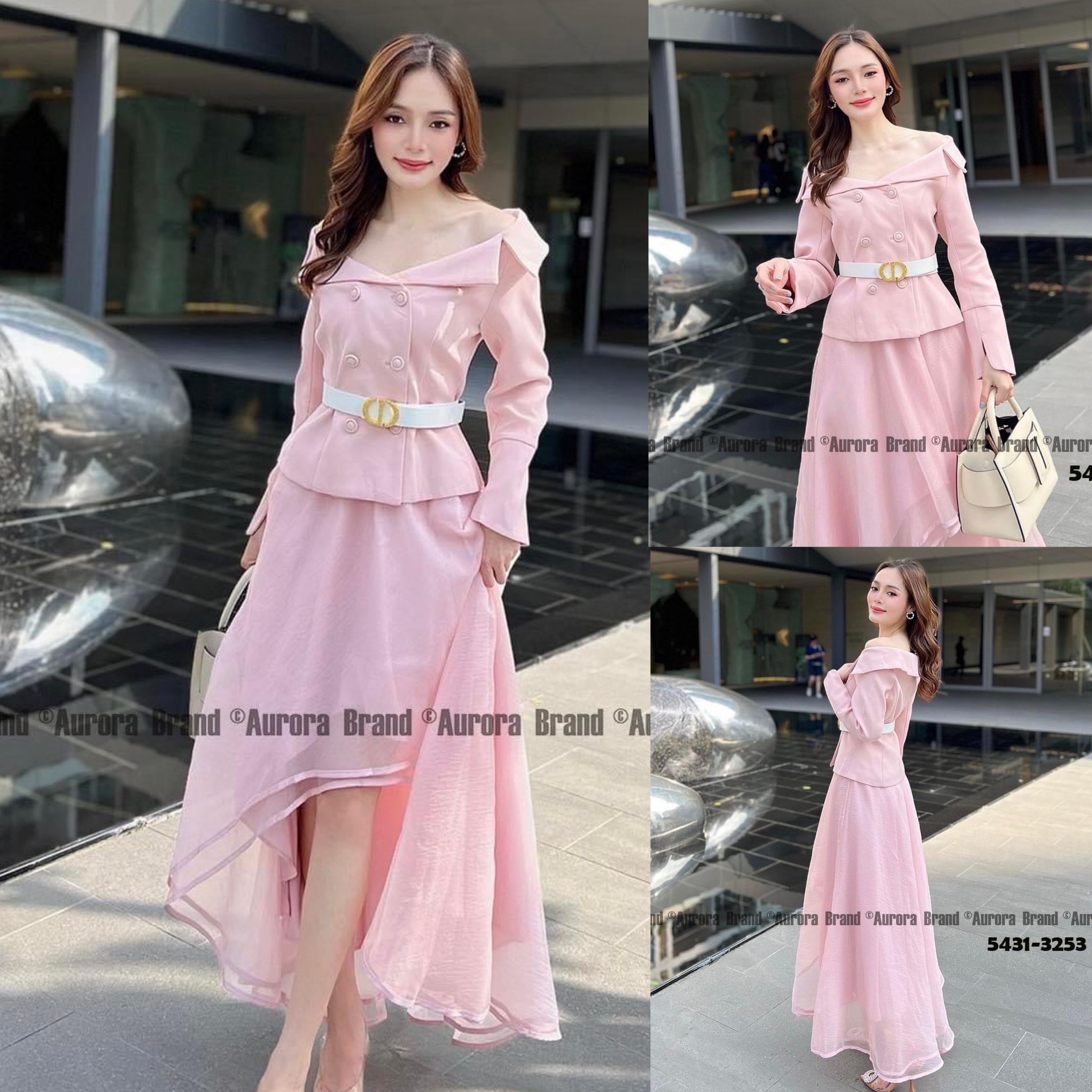 Set เสื้อสีหวาน งานมีเทคเจอร์ในตัว ด้านหน้าแต่งกระดุมแกะใช้งานได้จริง มีซับใน *กระโปรงสีหวานๆ แมชกันได้อย่างลงตัว สินค้าคุณภาพ (พร้อมส่ง)