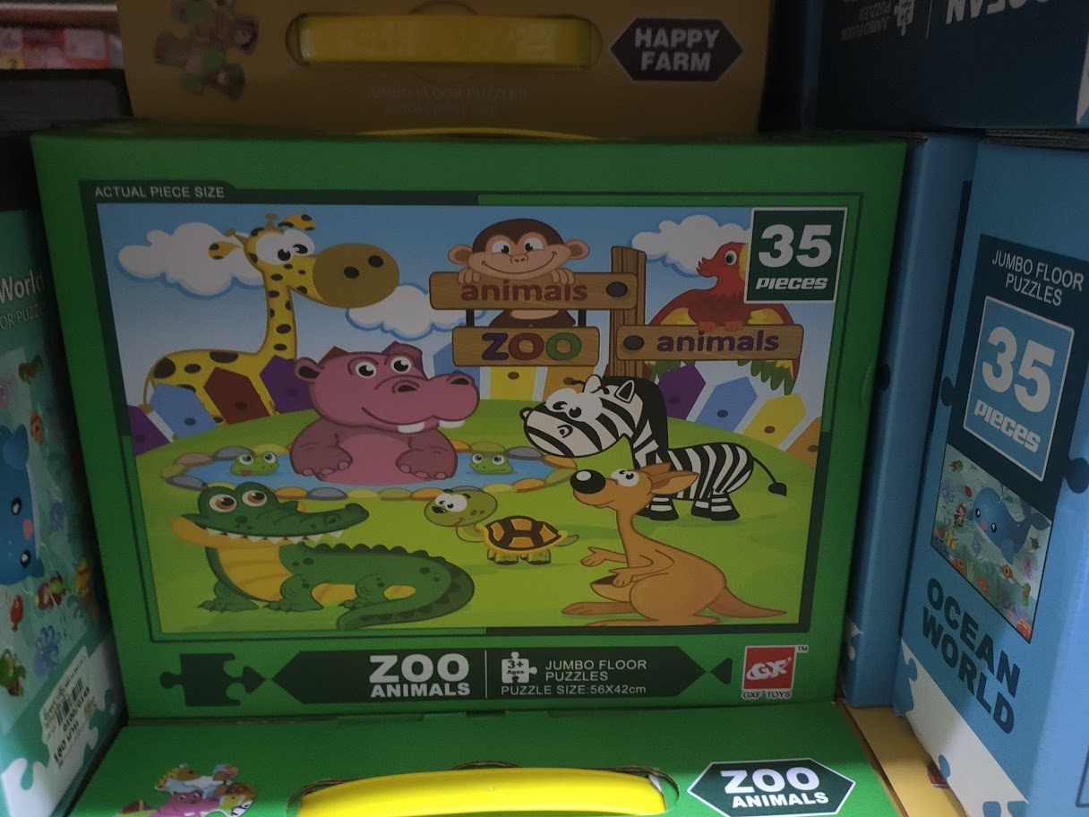 จิ๊กซอว์ชิ้นใหญ่ 35 ชิ้น จิ๊กซอว์เด็กเล็ก Jigsaw ขนาดใหญ่ จิ๊กซอว์เด็กอนุบาล Jumbo Floor Puzzle