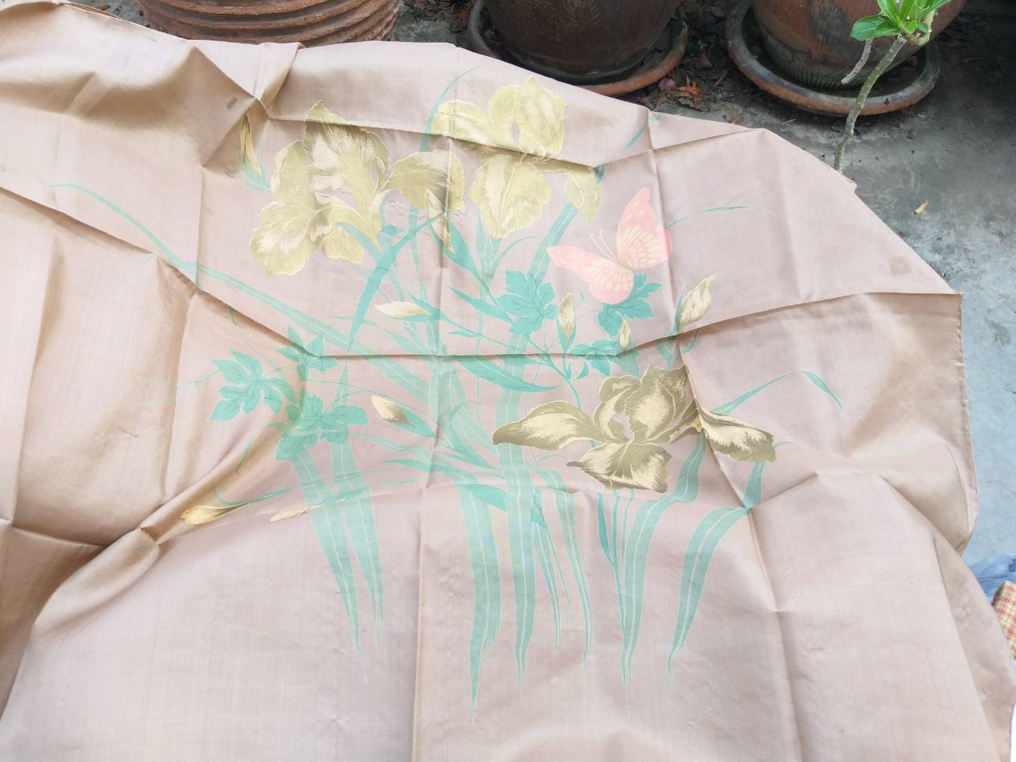 ผ้าคลุมไหล่ ผ้าผูกคอ 100% Silk