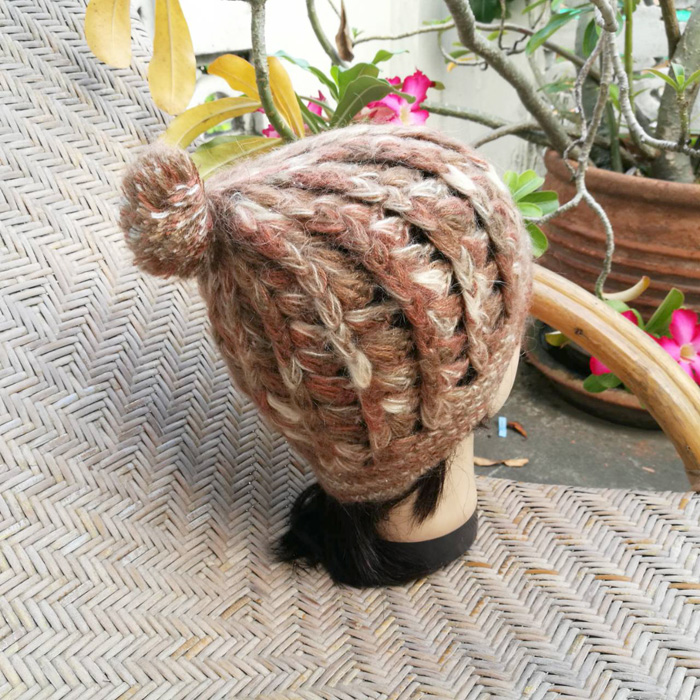 หมวกไหมพรมขนสัตว์ สวยมากก /ของใหม่/