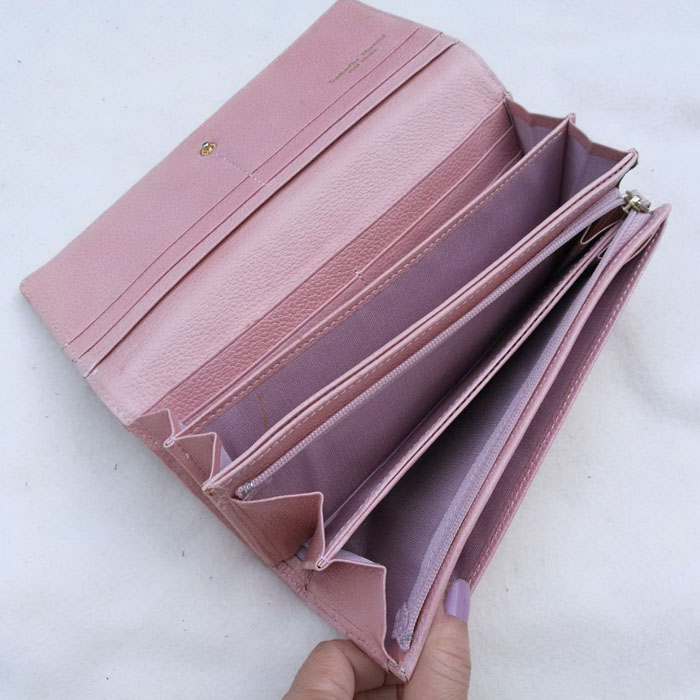 กระเป๋าสตางค์ Samantha Thavasa หนังแท้ ช่องเยอะมาก