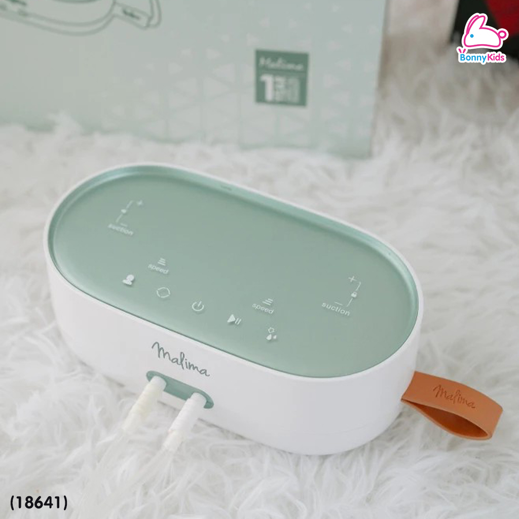 (18641) Malima (มาลิม่า) เครื่องปั๊มนมไฟฟ้า รุ่นมาลิม่า รุ่นใหม่ดีไซน์หรู สองมอเตอร์ปรับแยกซ้าย-ขวา