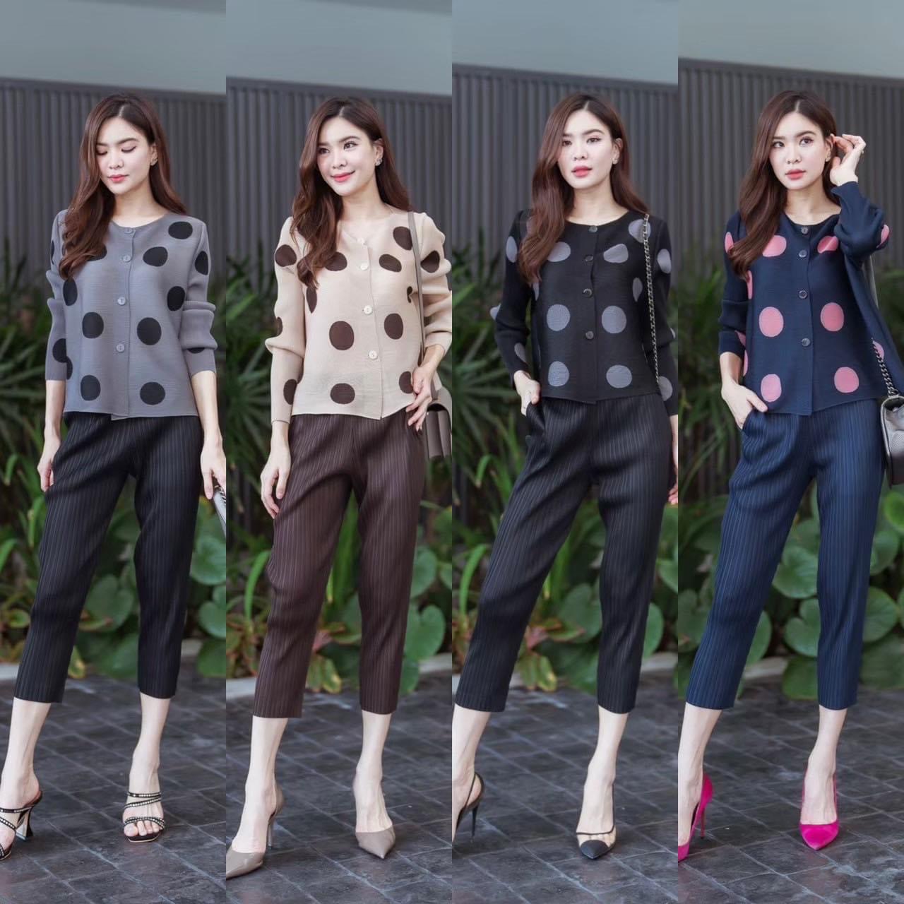 ชุดเซตผ้าอัดพลีท แบบงานBrand คุณภาพแน่นๆ AA Premium : สินค้าคุณภาพ (พร้อมส่ง)