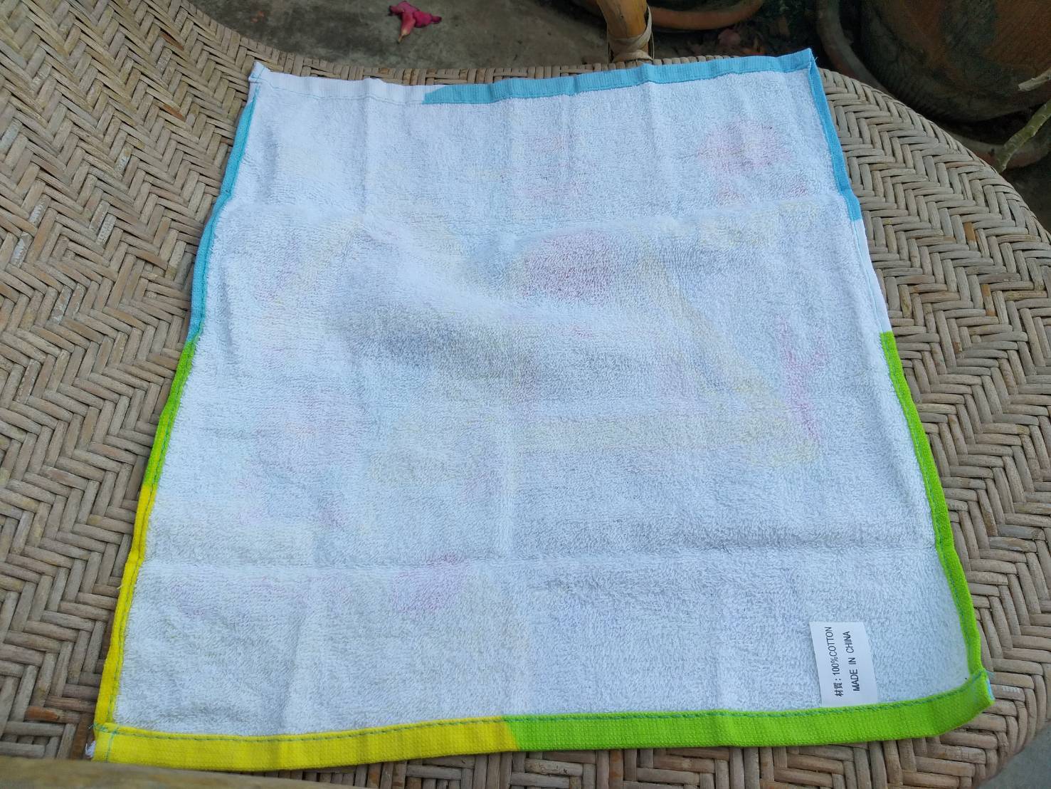 ผ้าขนหนูเช็ดหน้า ลายน้องควายบ้านทุ่ง สไตล์ญี่ปุ่น