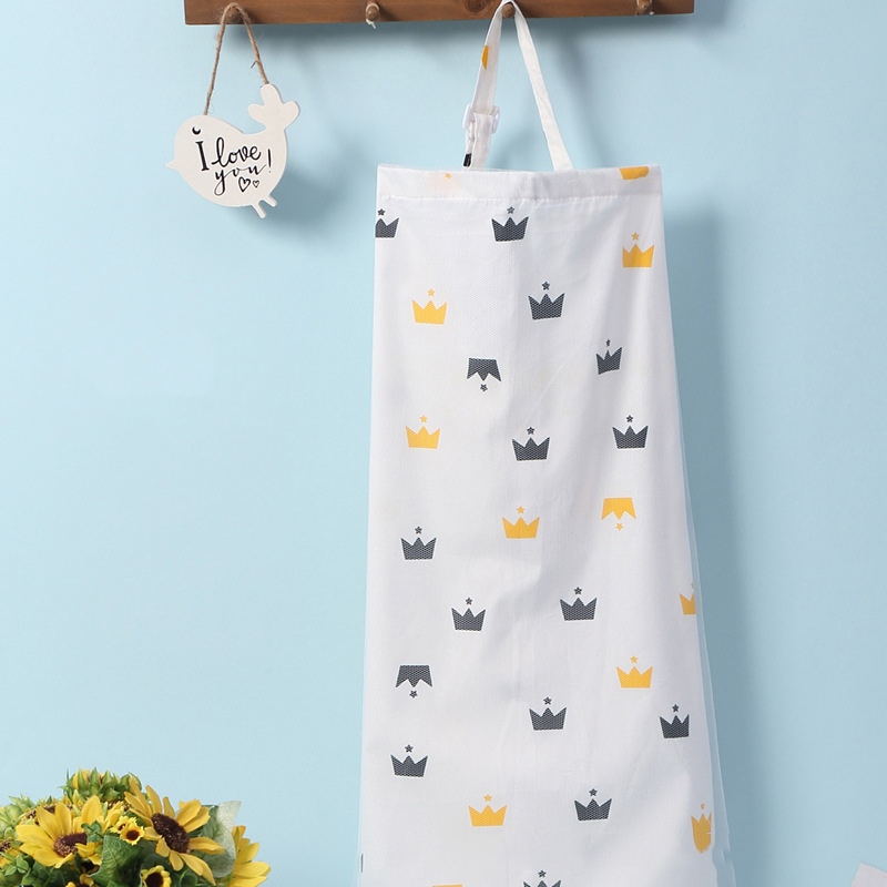 ผ้าคลุมให้นม มุ้งรถเข็นเด็ก 2in1 ผ้าคลุมปั๊มนม ที่คลุมให้นม ผ้าปิดให้นมลูก NanaBaby มีโครงมองลูก+สายหลังปรับได้