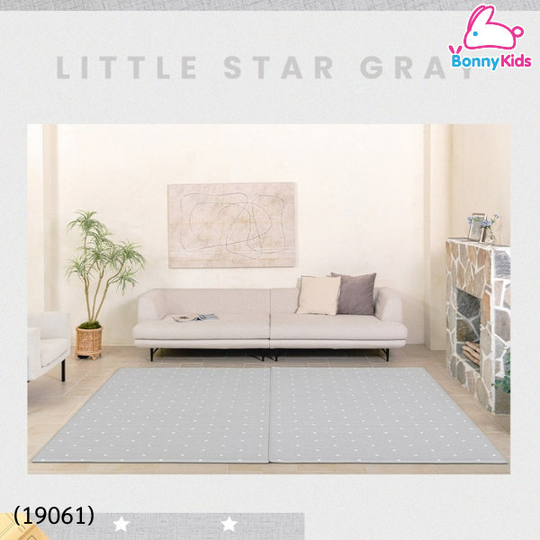 (19061) แผ่นรองคลาน Parklon Lapure Soft Mat 130x190x1.2cm. ลาย Happy Way