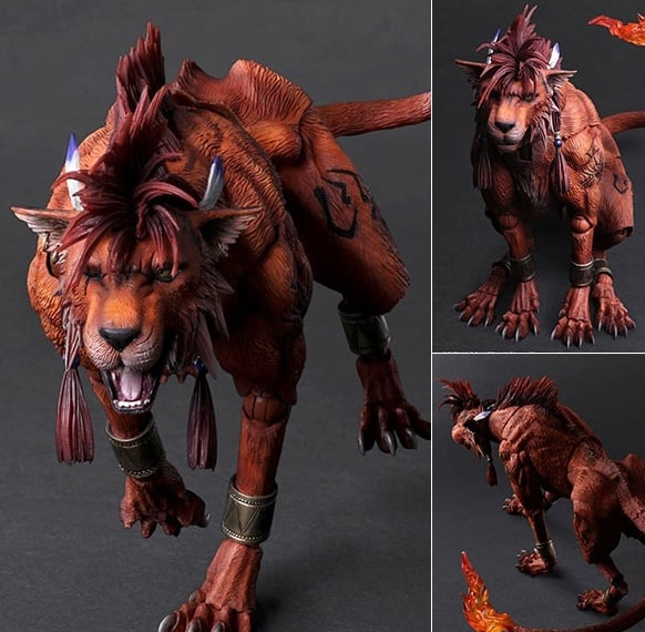 พร้อมส่ง FINAL FANTASY VII REMAKE PLAY ARTS KAI ACTION FIGURE RED 13