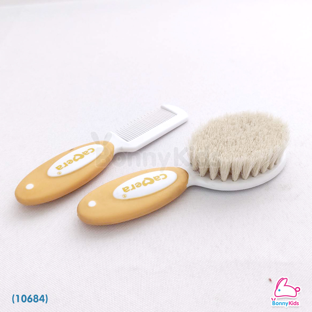 (10684) Camera แปรงผมพร้อมหวี สำหรับเด็กอ่อน ขนนุ่ม Brush & Comb