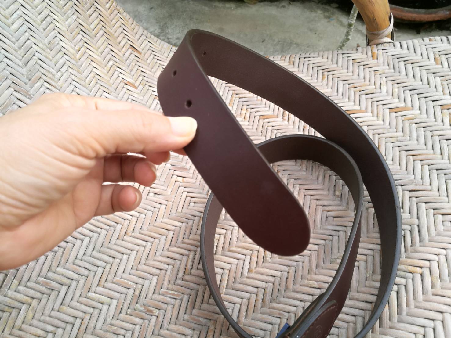 เข็มขัดชาย หนังแท้ GRAZY HORSE (ของใหม่)