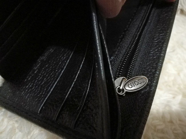 กระเป๋าสตางค์หนังแท้ GIOSS LEATHER /ของใหม่/