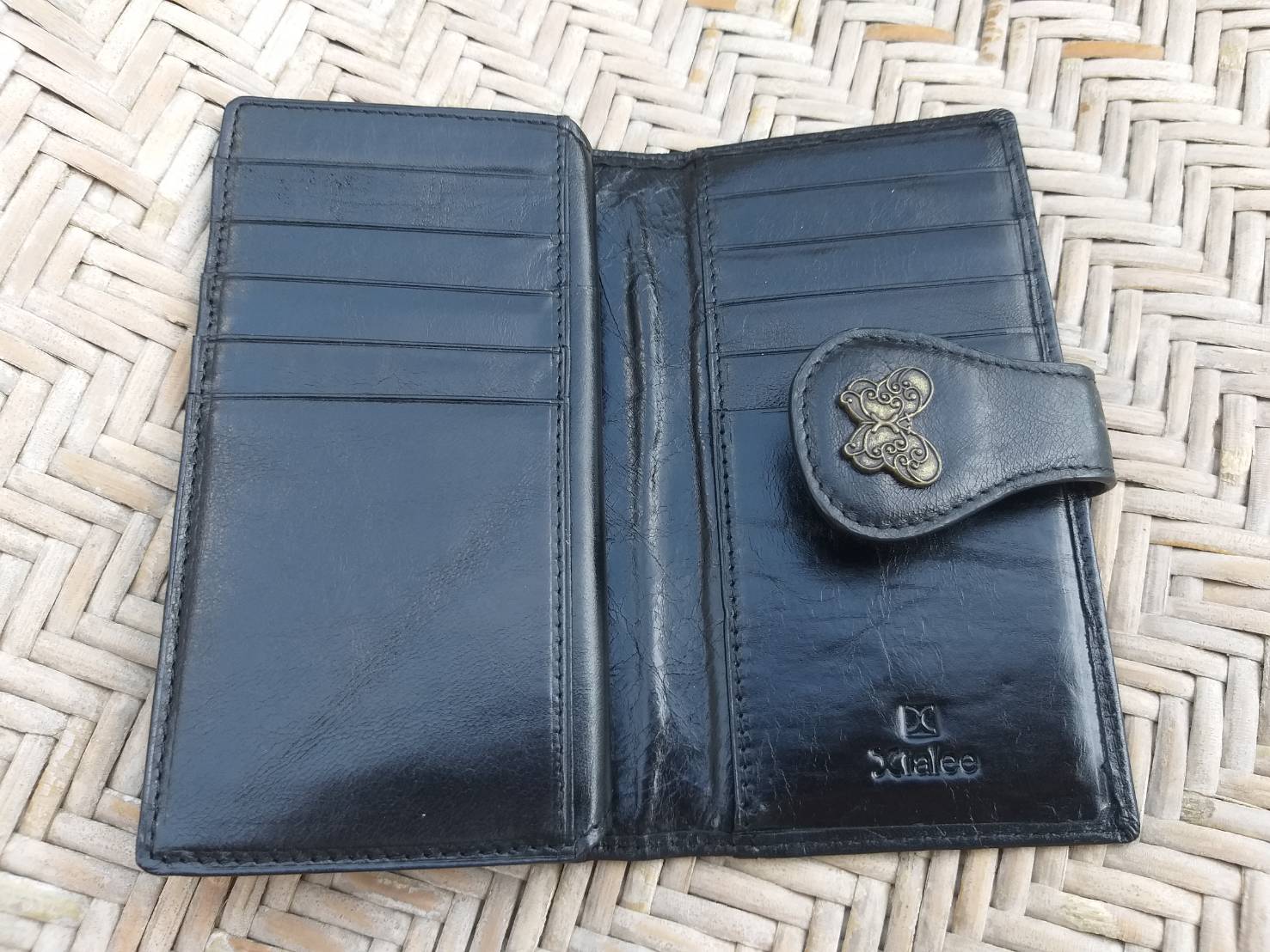 กระเป๋าใส่นามบัตร ใส่บิล CIALEE หนังแท้ สวยมาก (ของใหม่)