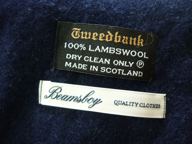 ผ้าพันคอ BEAMS BOY 100% LAMBSWOOL Made in SCOTLAND