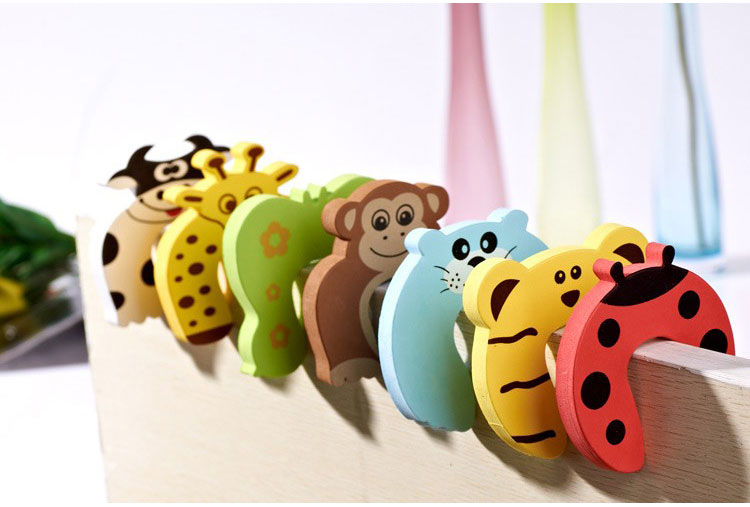 NanaBaby ที่กั้นประตู กันกระแทกประตู Door Stopper กันชนประตูห้อง กันกระแทกประตูห้อง ตัวกันประตู ที่กันประตูหนีบ ที่กั้นประตูหนีบ รูปสัตว์น้อย