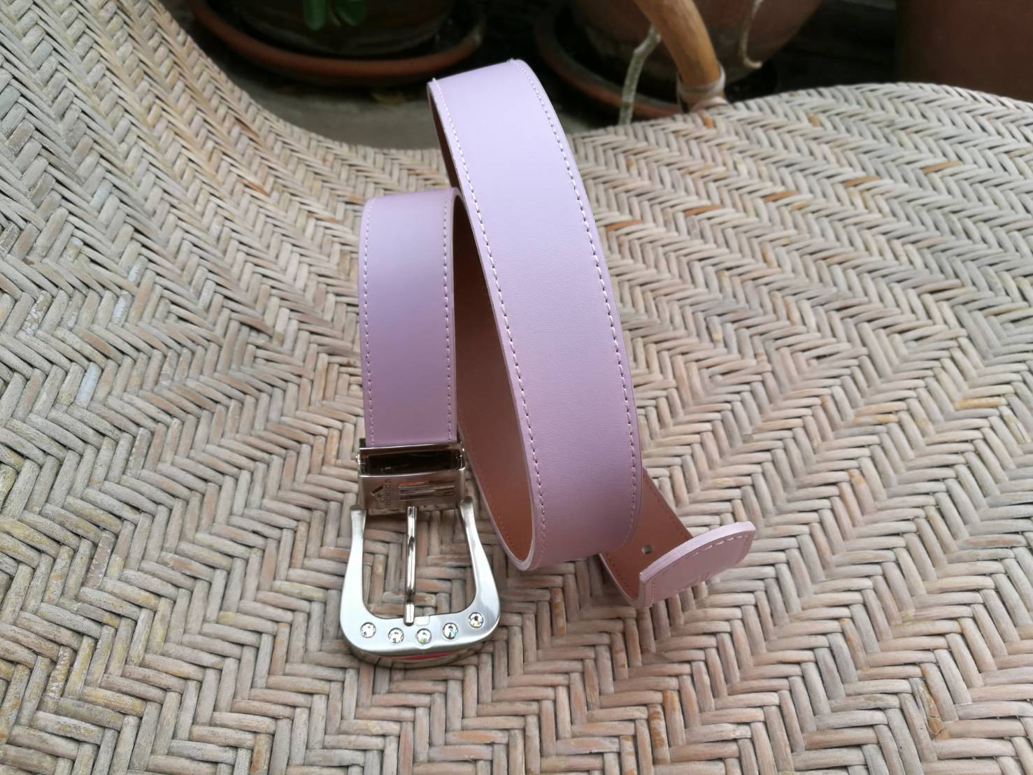 เข็มขัดหนังแท้ adidas สวยมากกก