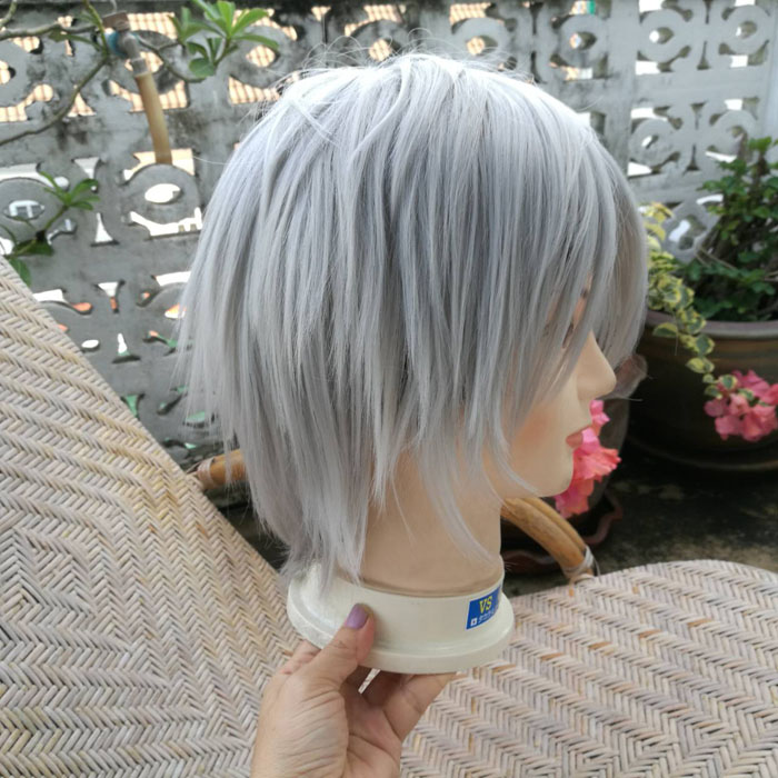 วิกผมสั้น PRICHARA สีเทาบรอนด์ จากญี่ปุ่น สวยมาก