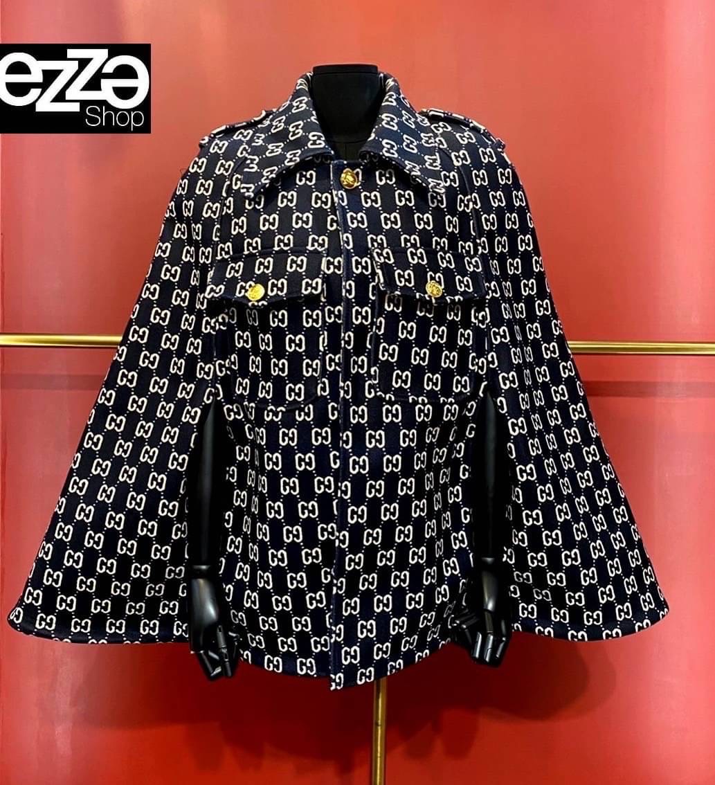 เสื้อคลุมผ้าวูล Jacquard ลายGG ผ้าสวยเรียบหรู คลาสสิค ใส่คลุมสวยมาก เกร๋สุด : สินค้าคุณภาพ (พร้อมส่ง)