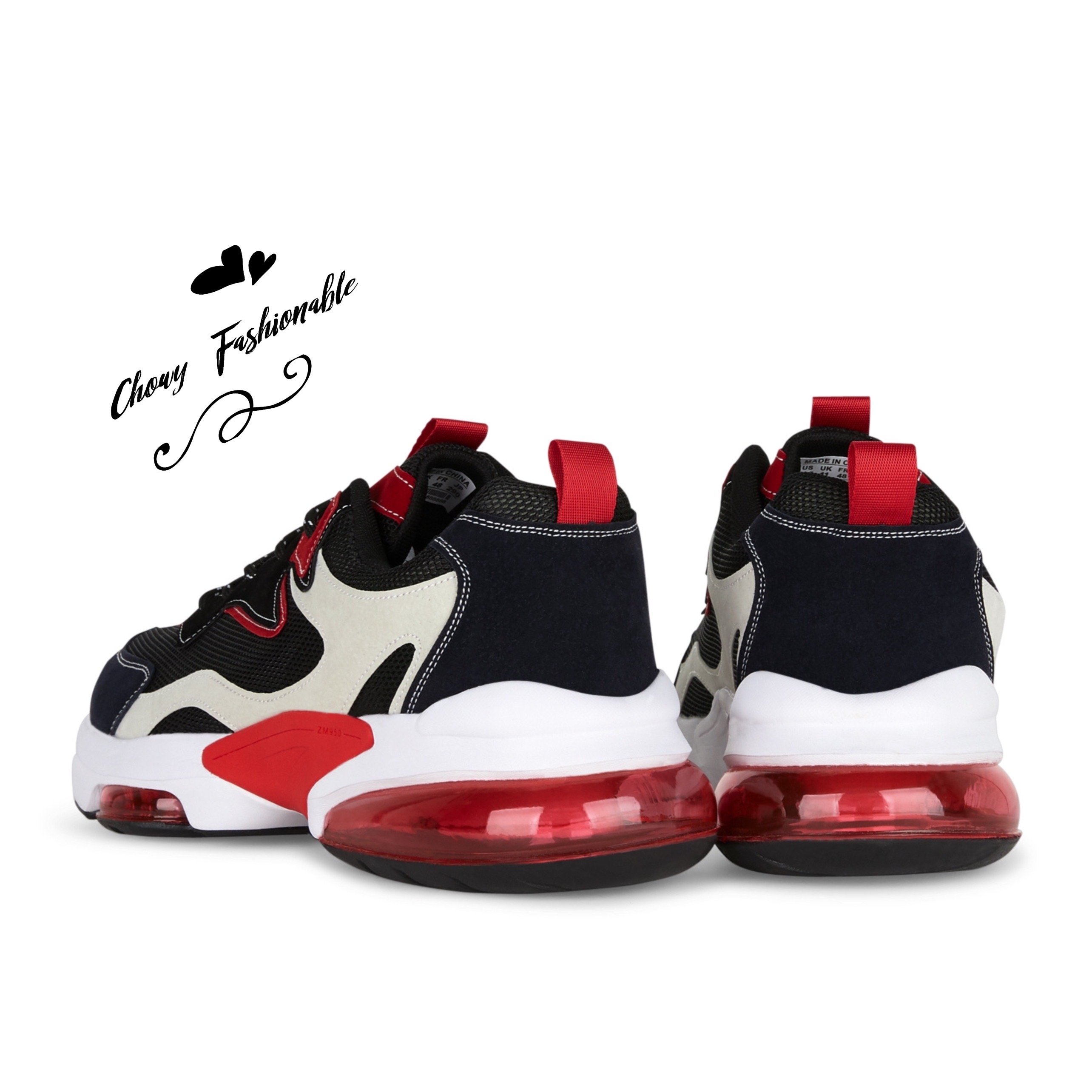 รองเท้าผ้าใบผู้ชายไซส์ใหญ่ 46-54 Men Fashion Sneaker KR1117