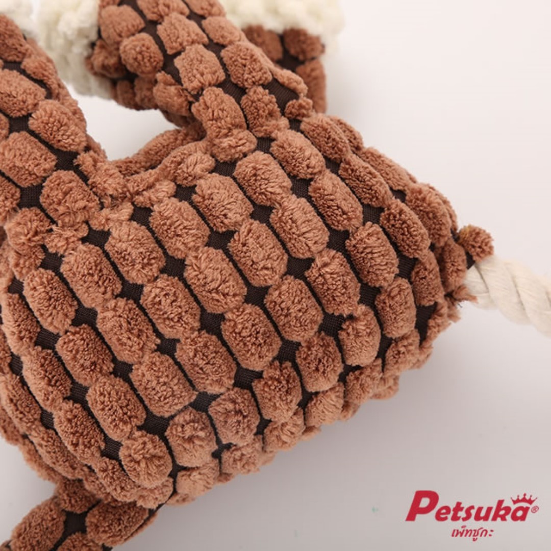 ตุ๊กตาสุนัข Petsuka ของเล่นสัตว์เลี้ยง มีเสียง