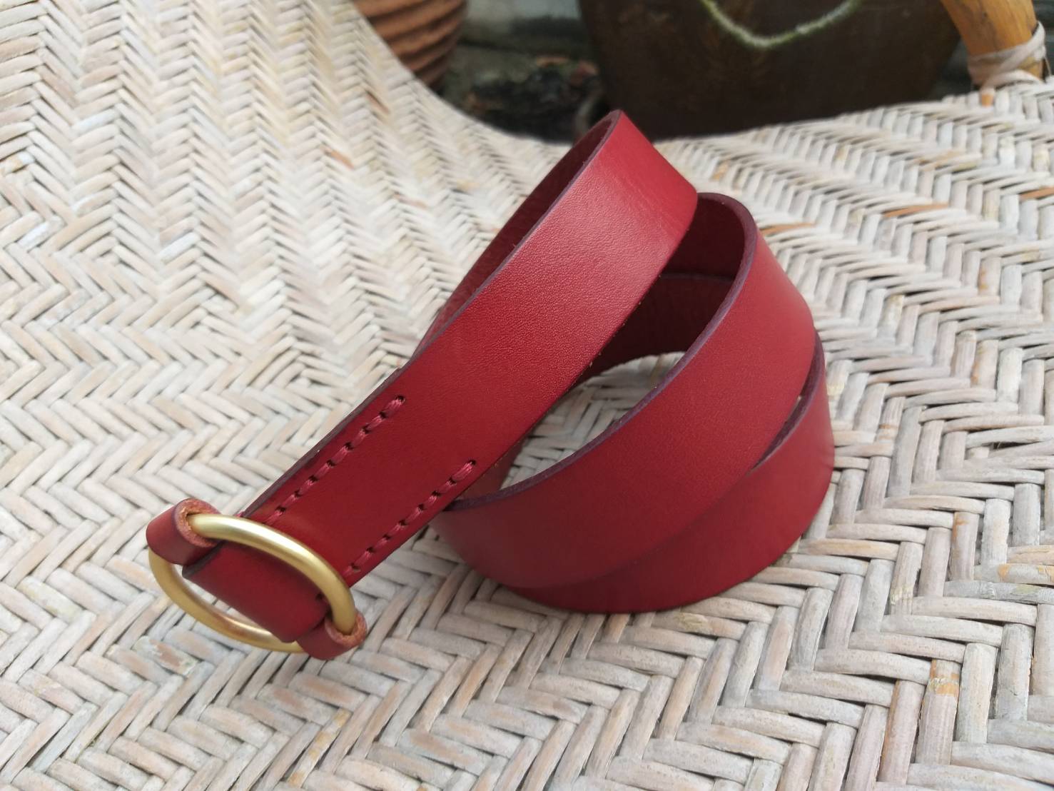 เข็มขัดหนังแท้ เก๋มากๆ สวยน่ารัก