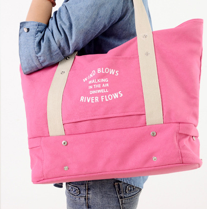 กระเป๋าสะพายผ้าแคสวาส เสียบกระเป๋าเดินทางได้ มีช่องใส่สองชั้นบน-ล่าง กระเป๋าเล็กแยก เหมาะมากสำหรับเดินทาง ท่องเที่ยว มี 7 สีให้เลือก