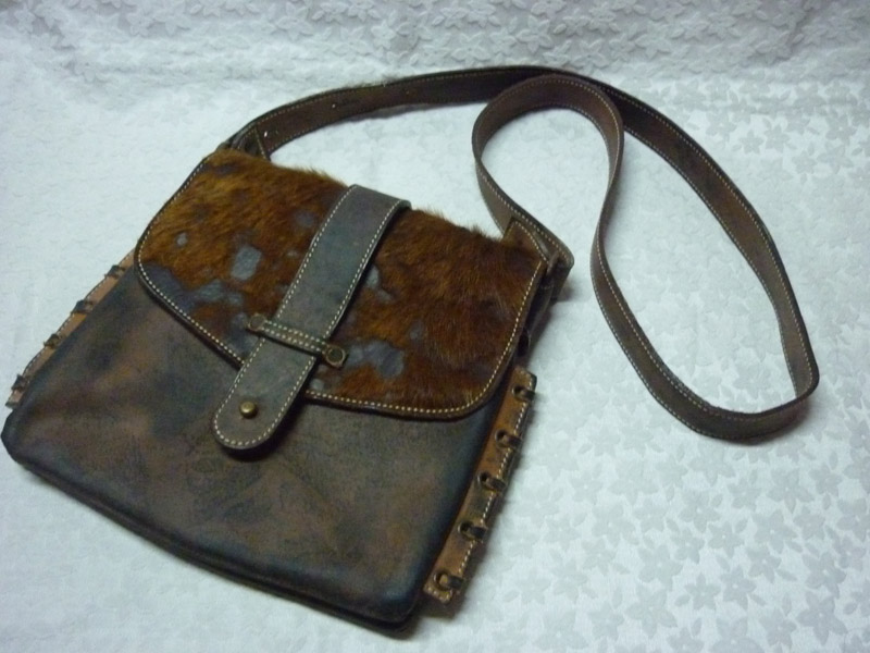 กระเป๋าหนังแท้ vera pelle made in Italy สวยมาก