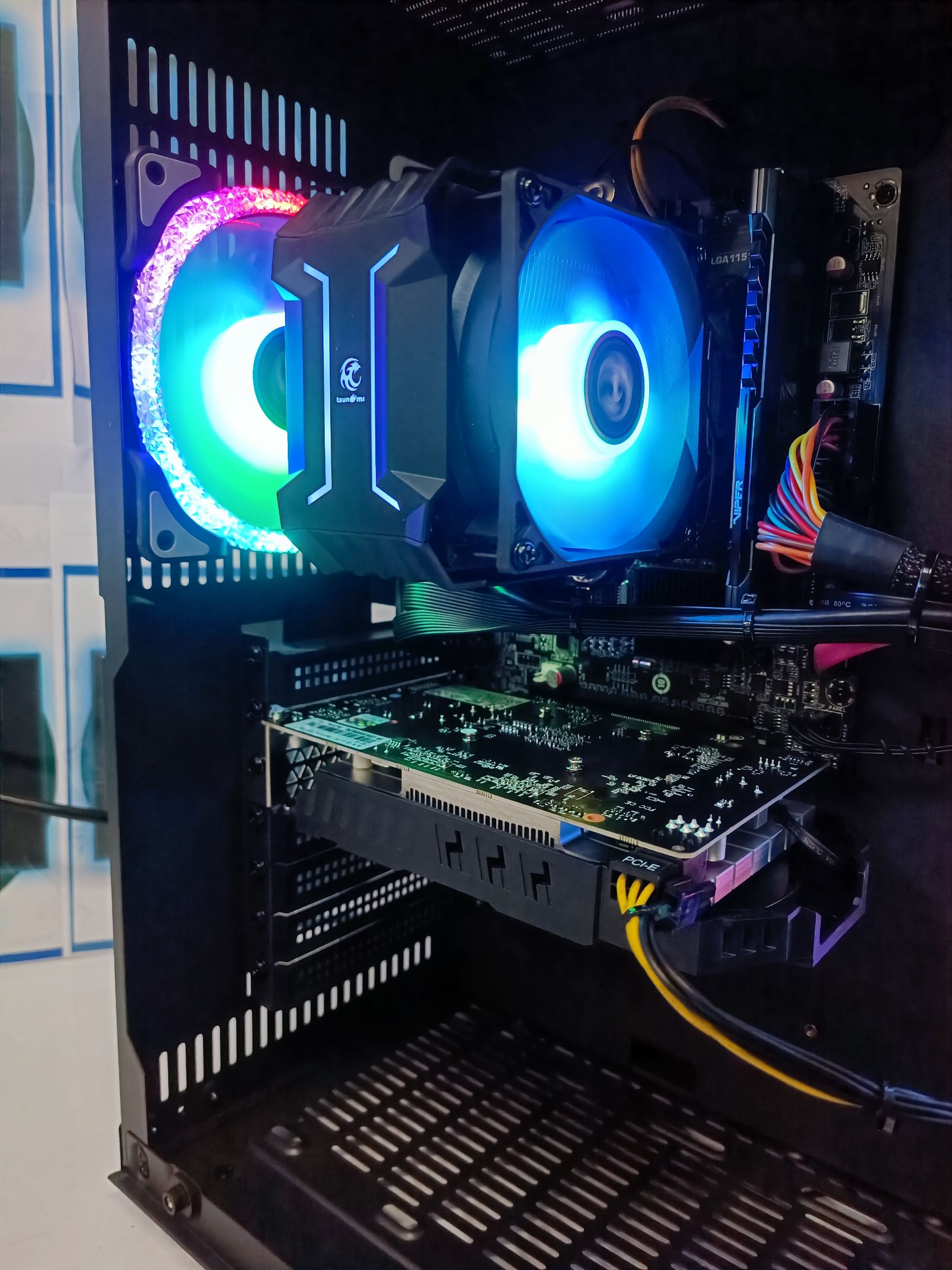 (18,900)คอมประกอบตั้งโต๊ะ สเปคแรง I5-6500 Ram8GB SSD120GB HDD500GB GTX1050Ti