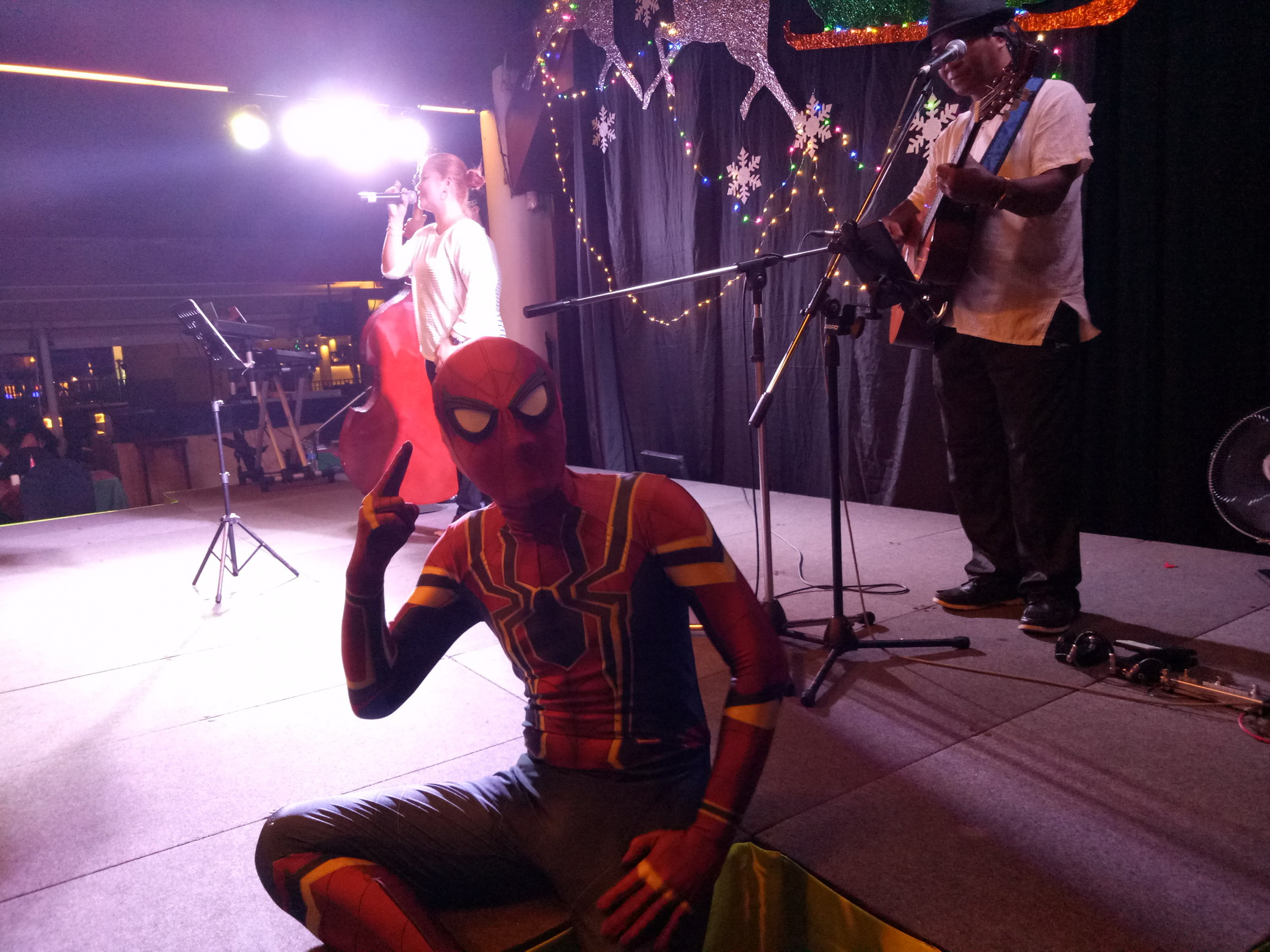 คอสเพลย์ การแสดง โชว์ Show Event อีเว้นท์ งานเลี้ยงสังสรรค์ งานวันเกิด Spider Man Merry Christmas Days 25/12/2560