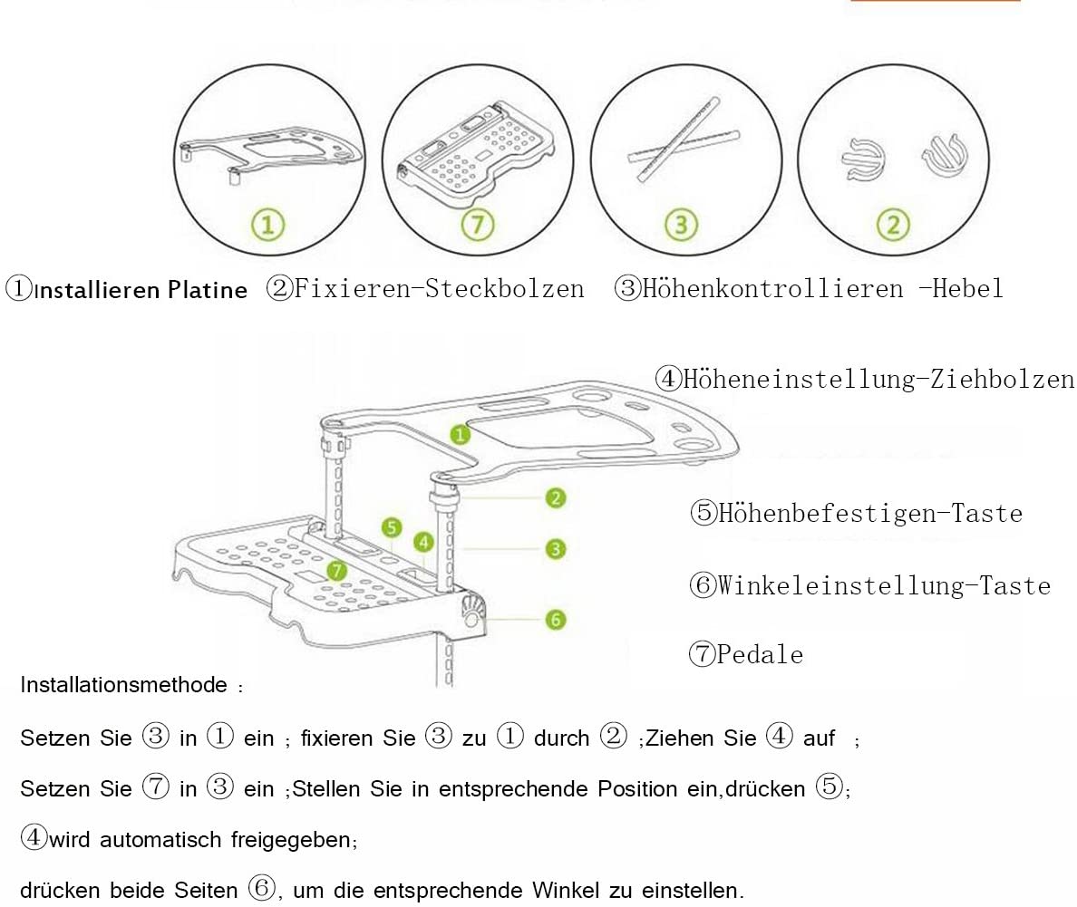ที่วางเท้า carseat ที่วางเท้าคาร์ซีท ที่วางเท้าเสริม ที่พักขาคาร์ซีท - Knee Protection Carseat Footrest