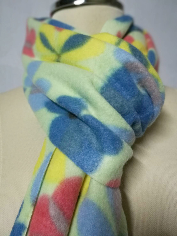 ผ้าพันคอผ้าฟลีซหนานุ่ม อุ่นมาก สีสวยมากๆ