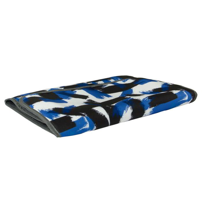 Ecosusi กระเป๋าคุณแม่ กระเป๋าสัมภาระคุณแม่ กระเป๋าแม่ลูกอ่อน แบบเป้ มาพร้อมแผ่นรองเปลี่ยนผ้าอ้อม, สายคล้องรถเข็น, ช่องเก็บความร้อน-เย็น (Navy Patten)