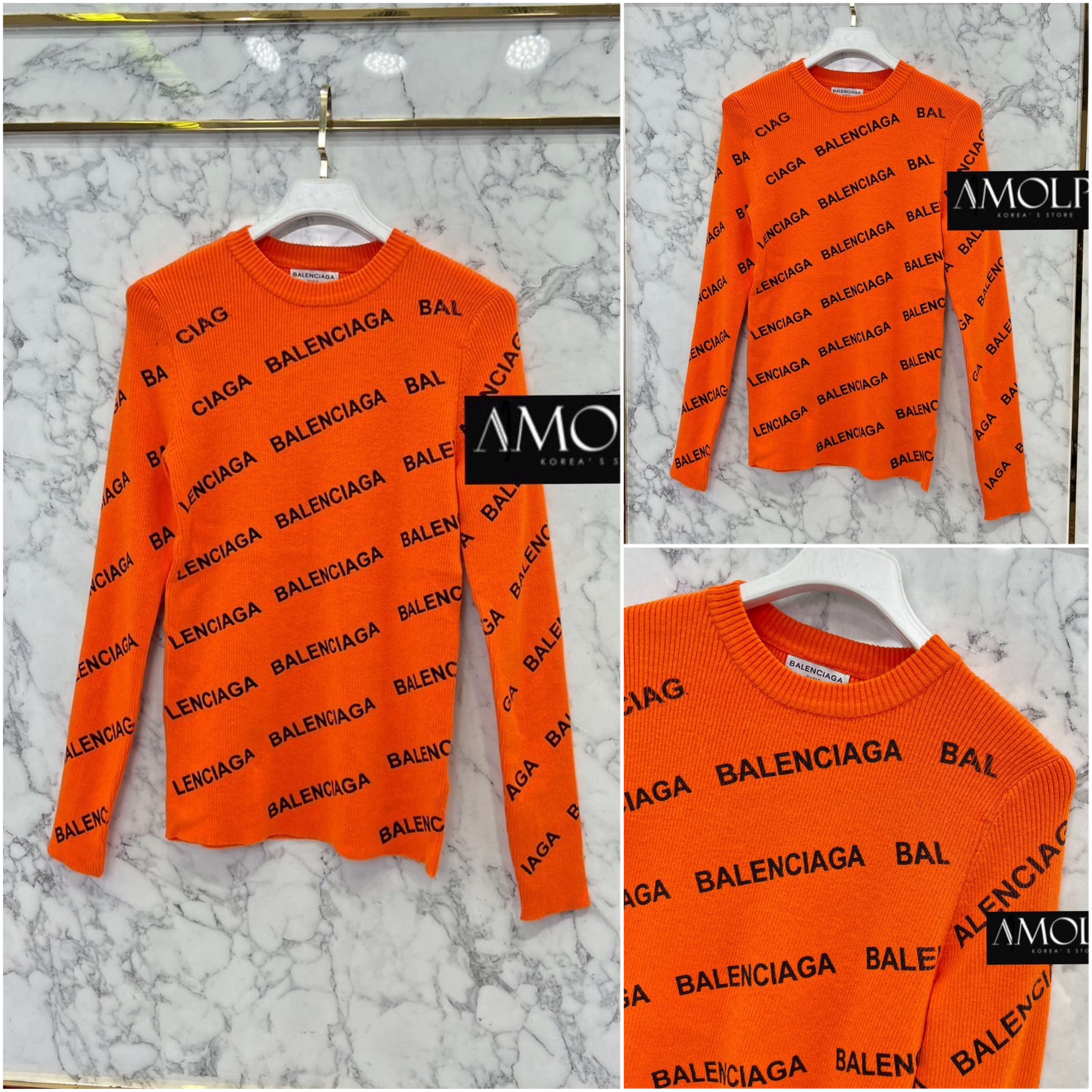 เสื้อแขนยาว BALENCIAGA งาน hiend เนื้อผ้าดีม๊าก เนื้อผ้าร่องๆ ใส่สบายมาก ใส่สบาย : สินค้าคุณภาพ (พร้อมส่ง)