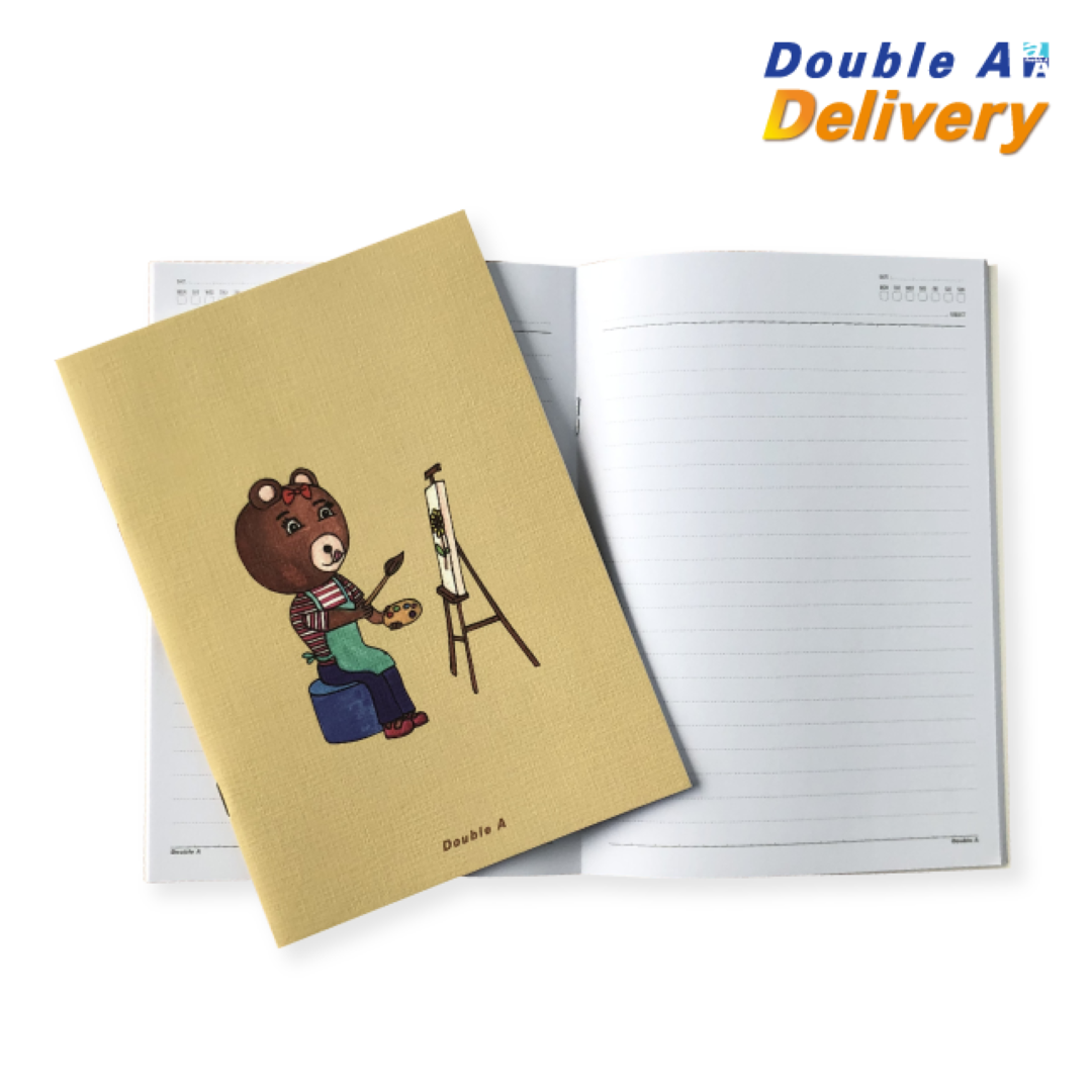 สมุดมุงหลังคา ขนาด A5 80 แกรม 24 แผ่น ลาย Occupation ซื้อ 3 แถม 1 (ปกติ 20-. เฉลี่ยเหลือเล่มละ 15-.)