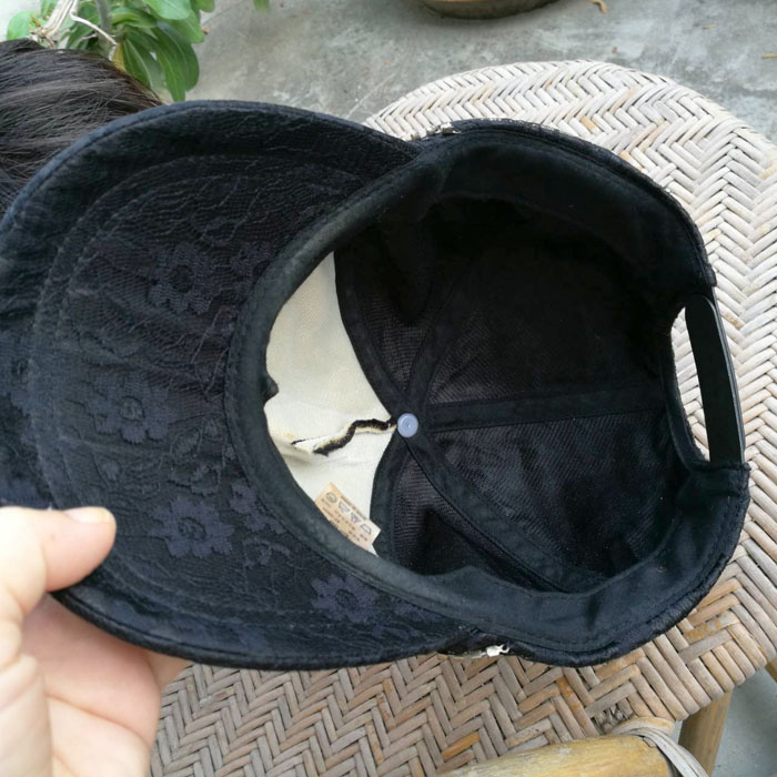 หมวกแก๊ปแต่งลูกไม้ครอบทั้งใบ สวยมาก