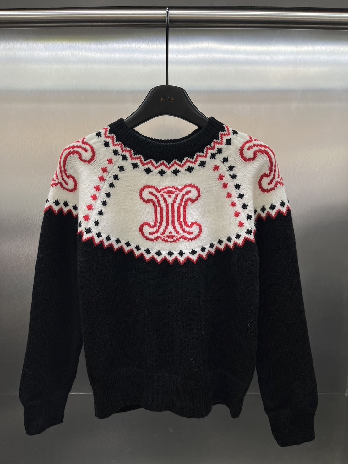 สเวตเตอร์ทอลายVintage สวยเรียบหรู งานไฮเอ็น ใส่สบาย : สินค้าคุณภาพ (พร้อมส่ง)