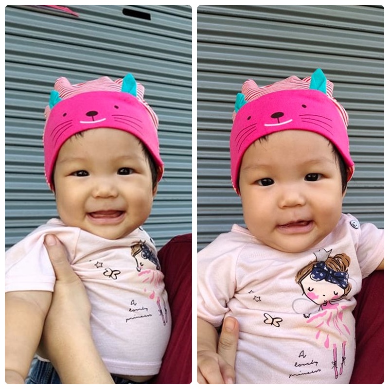 หมวกเด็กอ่อน หมวกเด็ก ผ้ายืด Cotton รูปแมวเหมียว สำหรับเด็ก 3-24 เดือน