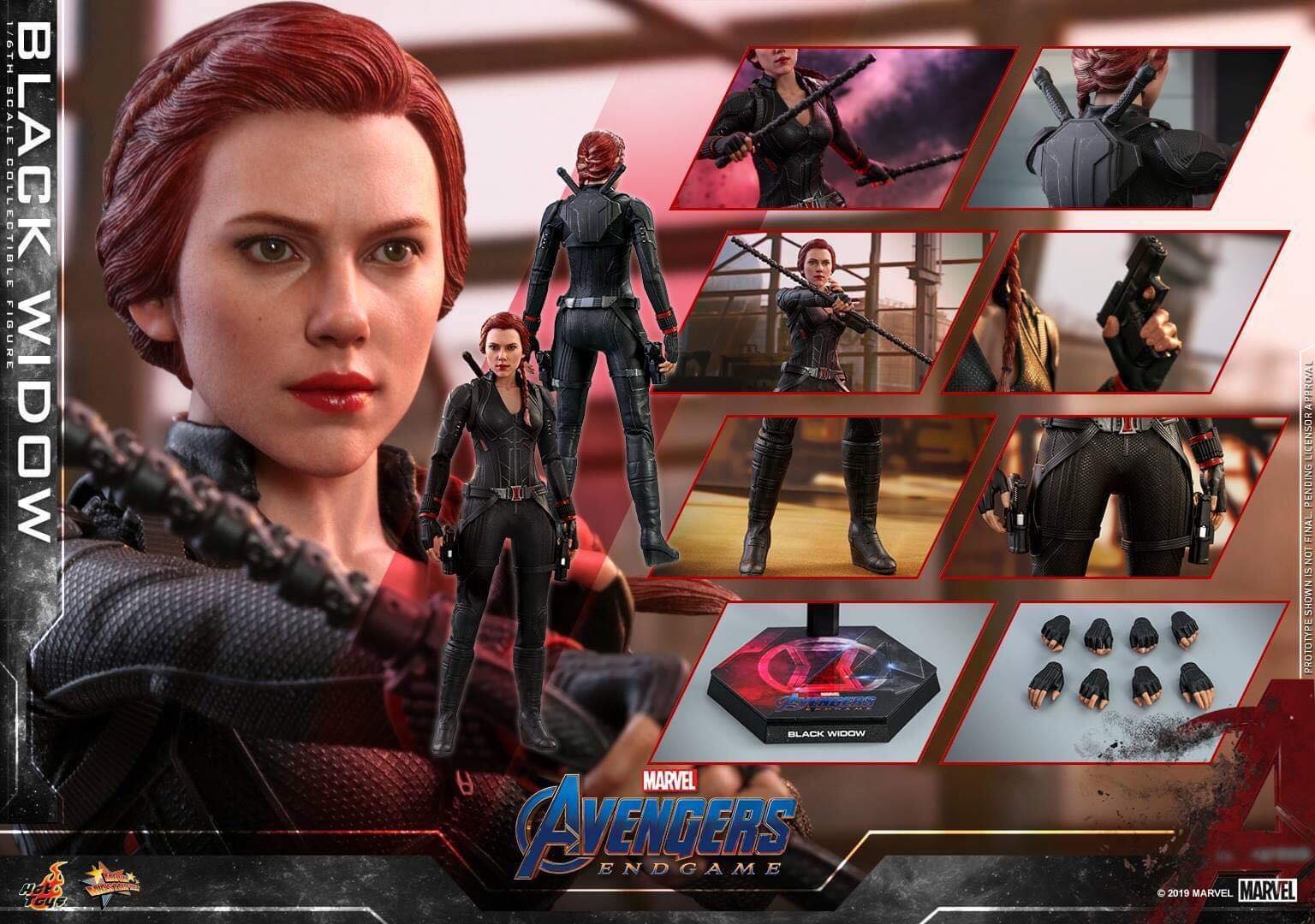 พร้อมส่ง Black Widow: Avengers Endgame 1/6Scale by Hot Toys