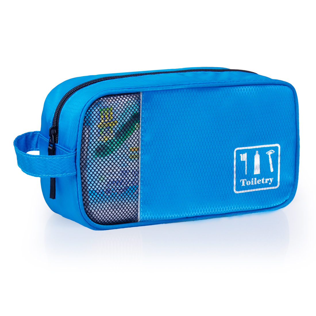 Bagsmart กระเป๋าจัดระเบียบเดินทาง 4 ใบ กันน้ำ พกพาสะดวก ใส่เสื้อผ้า, อุปกรณ์ไอที, อุปกรณ์น้ำ และรองเท้า (Blue)