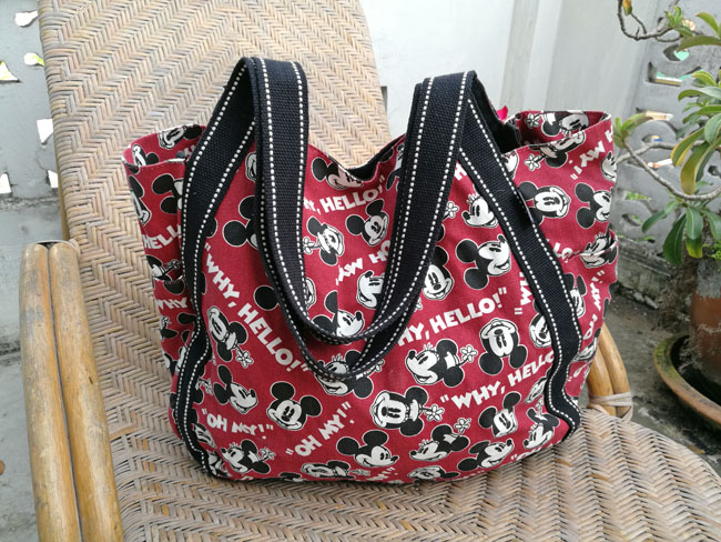 กระเป๋าผ้า Canvas Mickey ลิขสิทธิ์แท้ Disney