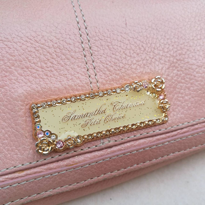 กระเป๋าสตางค์ Samantha Thavasa หนังแท้ ช่องเยอะมาก