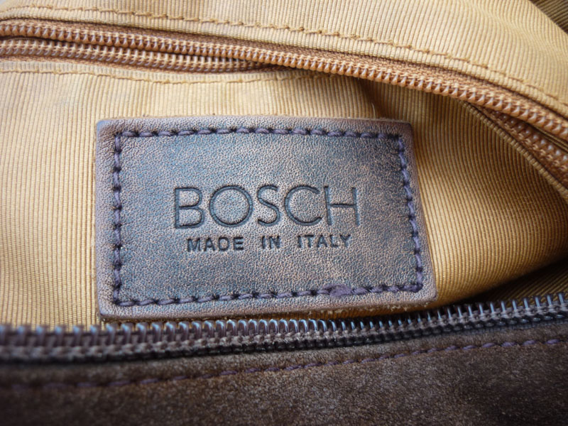 กระเป๋าหนังกลับแท้ BOSCH Made in ITALY สวยมาก