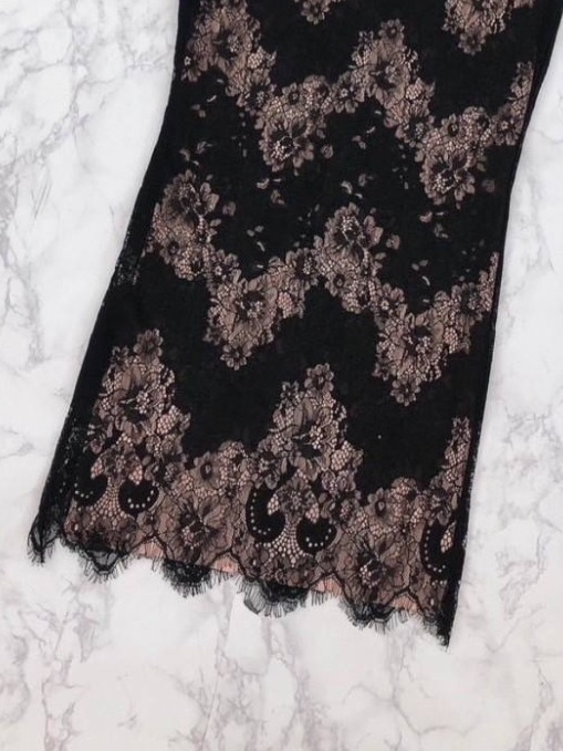 เดรสปาดไหล่ตัวยาวสวยสุด Sexy บอกเลยแพทเทิ้ลสวยเนี๊ยบสุดๆ ใส่สบาย สินค้าคุณภาพ (พร้อมส่ง)