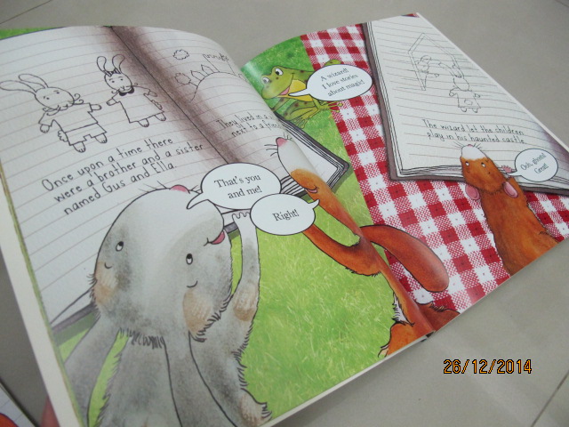 Peter Bently : Bunny Loves to Write : นิทานภาพ กระต่ายชอบเขียนหนังสือ ปีเตอร์ เบนท์ลี่ จาก Shark in the Dark