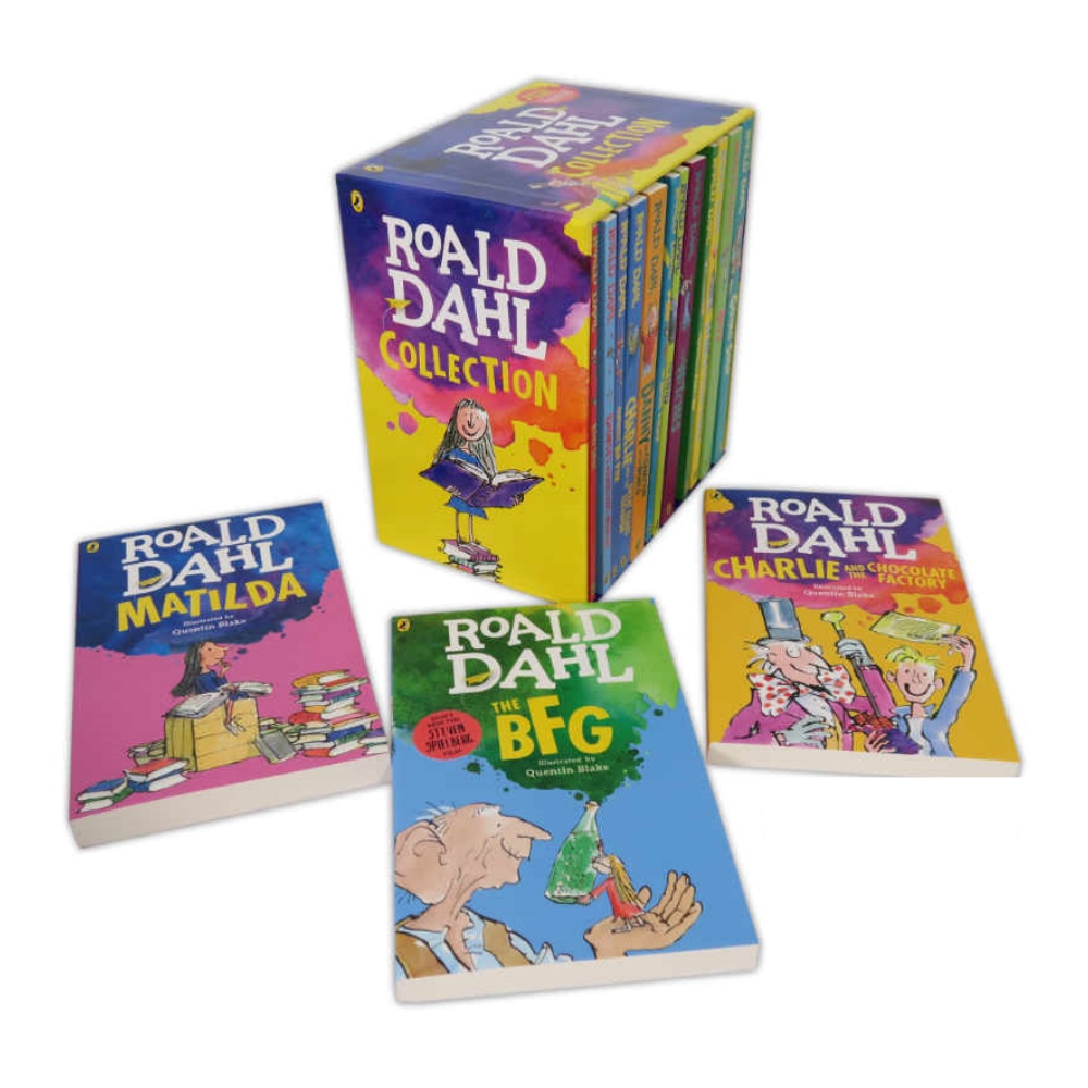 Roald Dahl & Quentin Blake - 15 Book Fantastic Stories Collection : เซตหนังสือปกอ่อน 15 เล่ม โรอัล ดาห์ล
